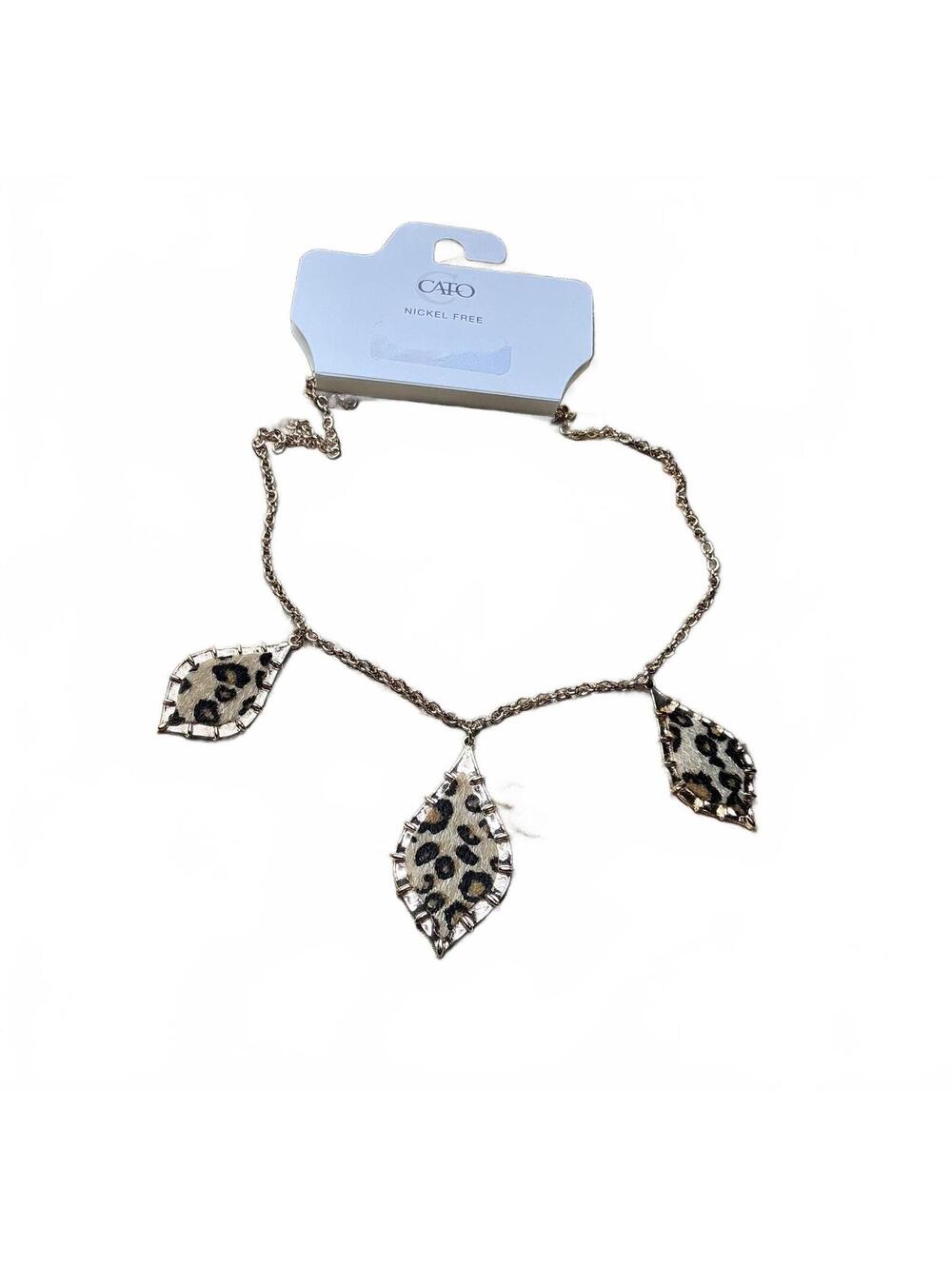 N Leopard Spot Necklace